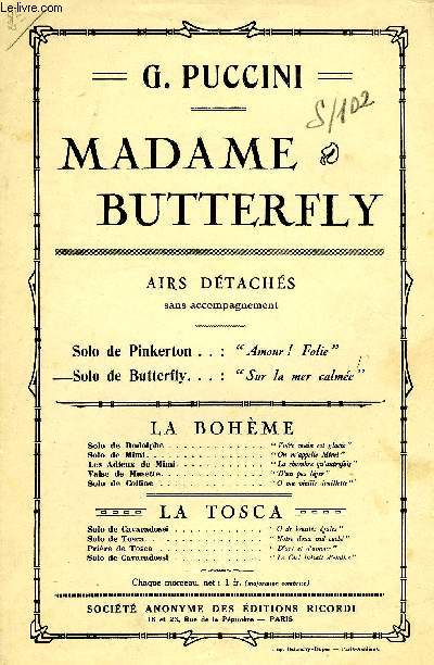 MADAME BUTTERFLY