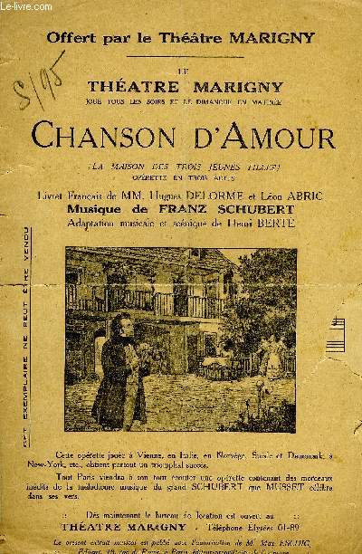 CHANSON D'AMOUR