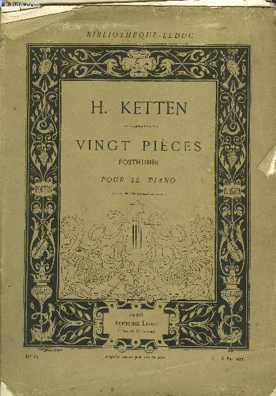 VINGT PIECES POSTHUMES POUR LE PIANO