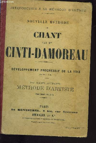NOUVELLE METHODE DE CHANT