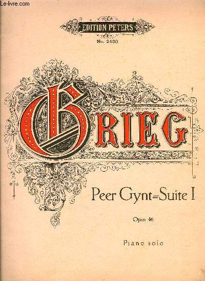 PEER GYNT SUITE I