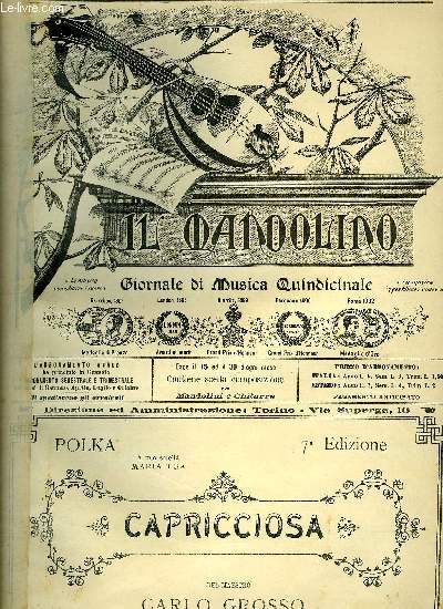 IL MANDOLINO N°13 - COLLECTIF - 1913 - Picture 1 of 1