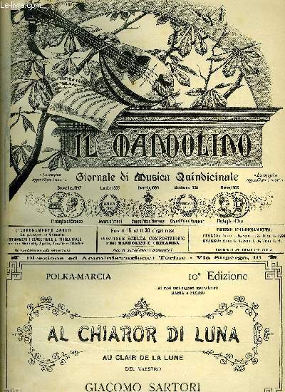 IL MANDOLINO N°11 - COLLECTIF - 1915 - Photo 1/1