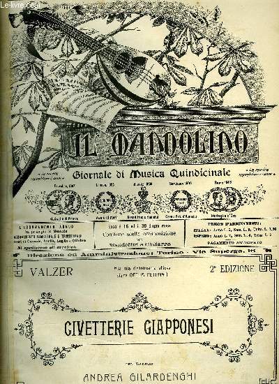 IL MANDOLINO N°18 - COLLECTIF - 1909 - Photo 1/1