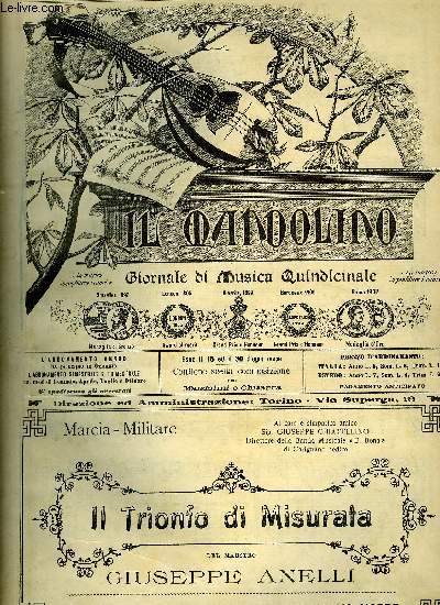 IL MANDOLINO N°16 - COLLECTIF - 1912 - Photo 1/1
