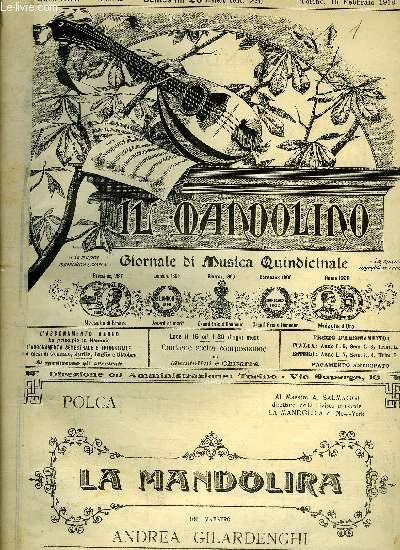 IL MANDOLINO N°3 - COLLECTIF - 1913 - Photo 1/1