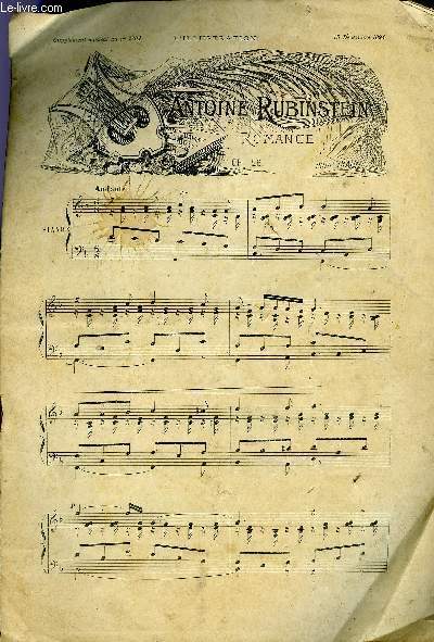 SUPPLEMENT MUSICAL AU N2703 DE L'ILLUSTRATION