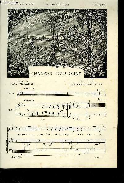 SUPPLEMENT MUSICAL AU N2800 DE L'ILLUSTRATION