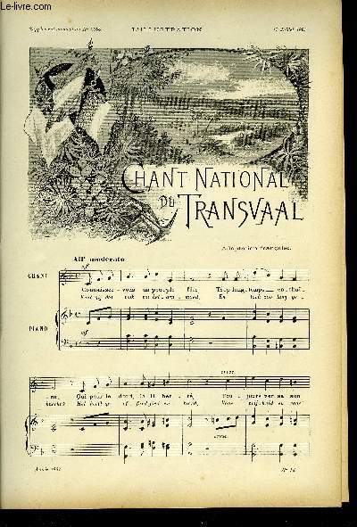 SUPPLEMENT MUSICAL AU N2838 DE L'ILLUSTRATION