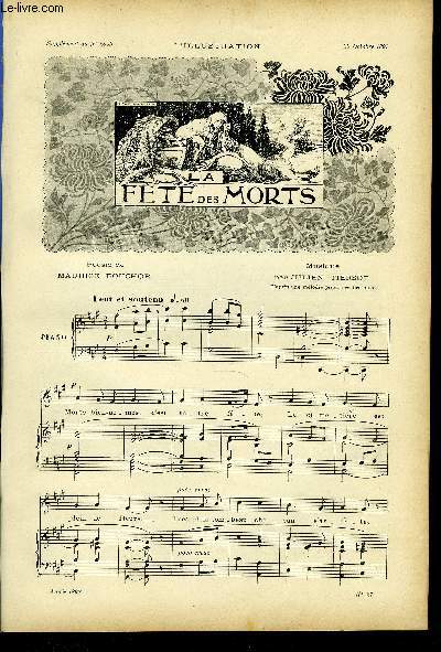 SUPPLEMENT MUSICAL AU N2853 DE L'ILLUSTRATION