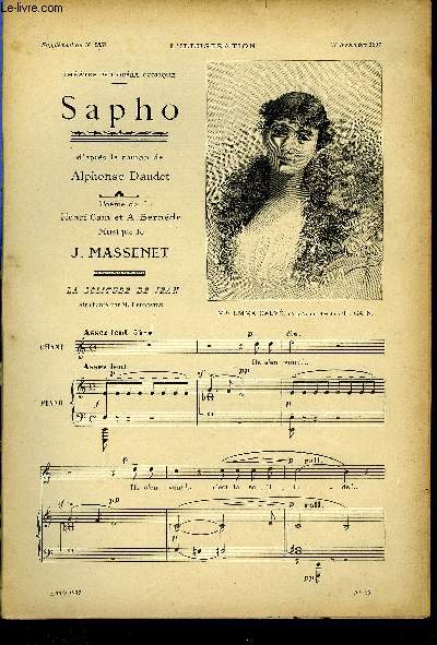 SUPPLEMENT MUSICAL AU N2857 DE L'ILLUSTRATION