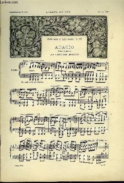 SUPPLEMENT MUSICAL AU N2873 DE L'ILLUSTRATION