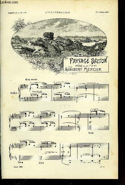 SUPPLEMENT MUSICAL AU N2904 DE L'ILLUSTRATION