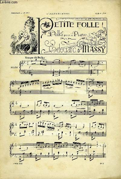 SUPPLEMENT MUSICAL AU N2924 DE L'ILLUSTRATION