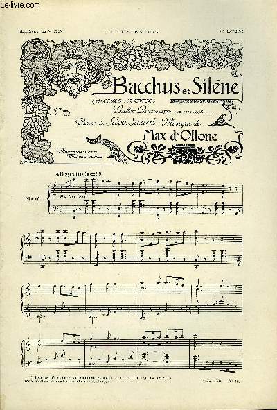 SUPPLEMENT MUSICAL AU N3053 DE L'ILLUSTRATION