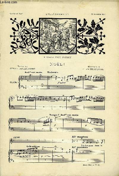 SUPPLEMENT MUSICAL DE L'ILLUSTRATION, NUMERO DE NOEL