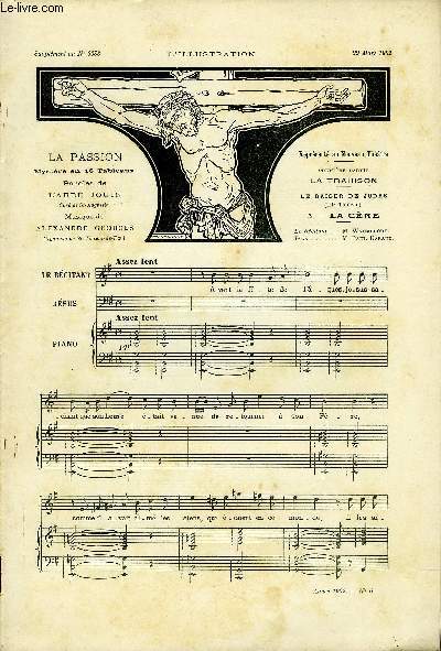 SUPPLEMENT MUSICAL AU N3083 DE L'ILLUSTRATION