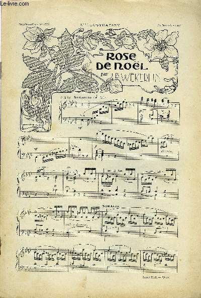 SUPPLEMENT MUSICAL AU N3120 DE L'ILLUSTRATION