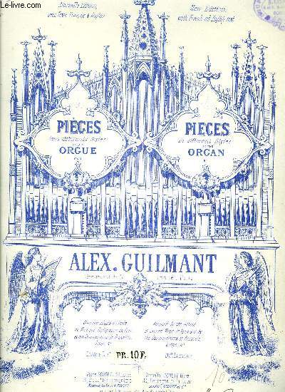 PIECES DANS DIFFERENTS STYLES POUR ORGUE