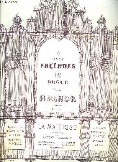 DEUX PRELUDES POUR ORGUE