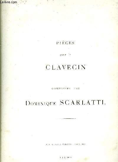 PIECES POUR LE CLAVECIN