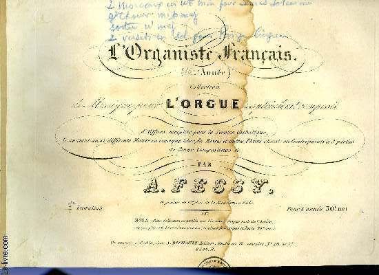 L'ORGANISTE FRANCAIS