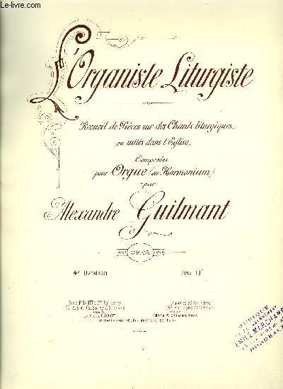 L'ORGANISTE LITURGISTE