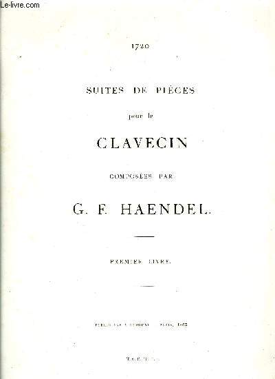 SUITES DE PIECES POUR LE CLAVECIN