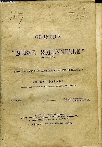 MESSE SOLENNELLE