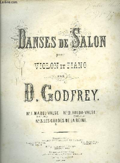 Danses de Salon pour violon et piano - D. Godfrey - 0 - Photo 1/1