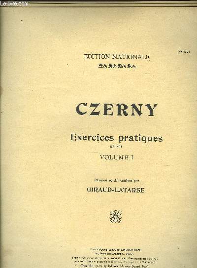 Exercices pratiques Vol.I