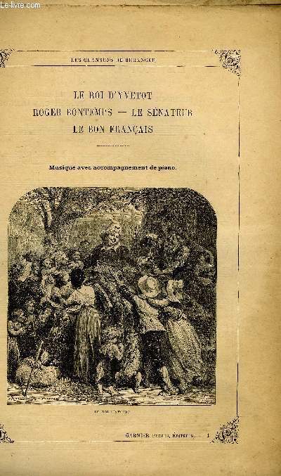 LE ROI D'YVETOT - ROGER BONTEMPS - LE SENATEUR - LE BON FRANCAIS