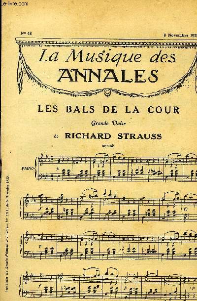 LA MUSIQUE DES ANNALES N48 LES BALS DE LA COUR