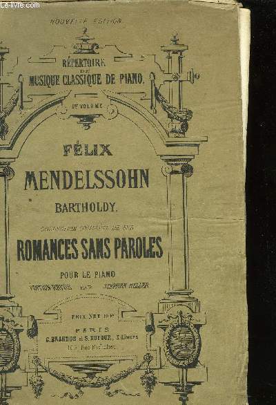 COLLECTION COMPLETE DE SES ROMANCES SANS PAROLES POUR LE PIANO