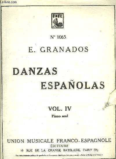 DANZAS ESPANOLAS VOL. IV piano seul