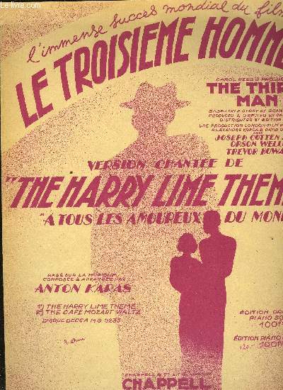 A TOUS LES AMOUREUX DU MONDE the harry lime theme