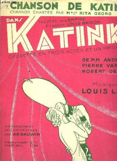 CHANSON DE KATINKA (chanson de l'oprette 