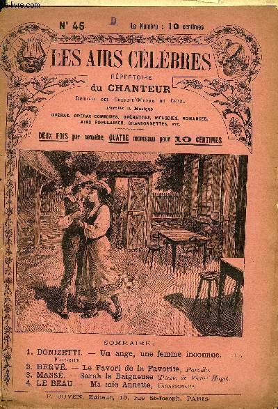 LES AIRS CELEBRES N45 : Donizetti, Herv, Mass et Le Beau