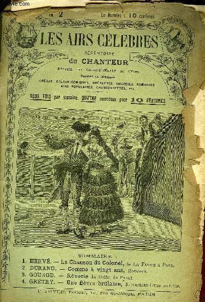 LES AIRS CELEBRES N2 : Herv, Durand, Gounod et Grtry
