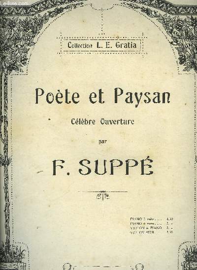 OUVERTURE DE POETE ET PAYSAN