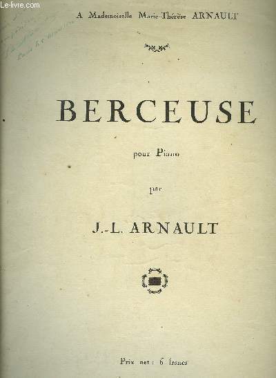 BERCEUSE POUR PIANO