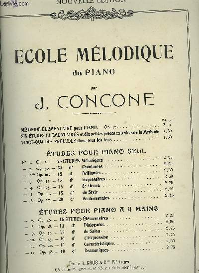 ECOLE MELODIQUE DU PIANO N2 POUR PIANO