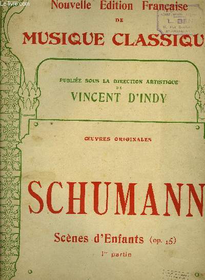 SCENES D'ENFANTS OP.15 (1re partie)