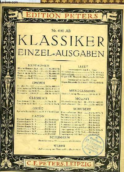 KLASSIKER EINZEL-AUSGABEN N4141 AB NOTTURNO I