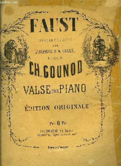 VALSE pour piano extrait de 