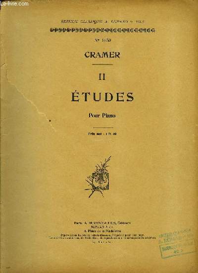 II ETUDES pour piano
