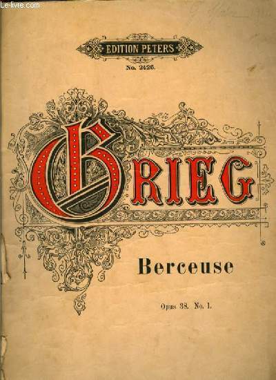 BERCEUSE klavierstck OPUS 38 N1