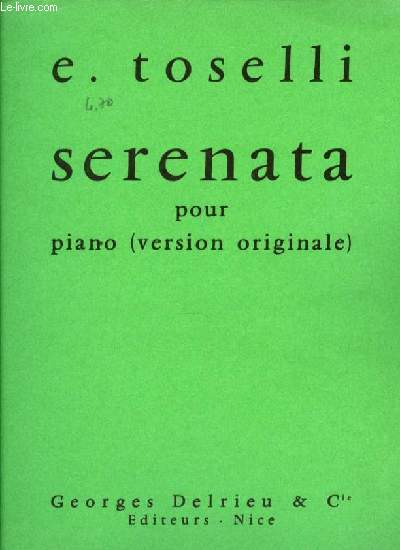 SERENATA pour piano(version originale)