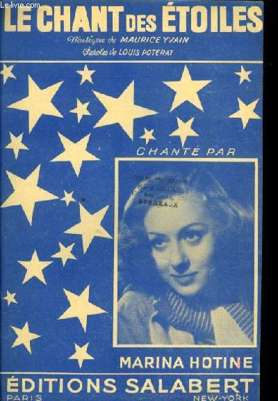 LE CHANT DES ETOILES partition pour le chant