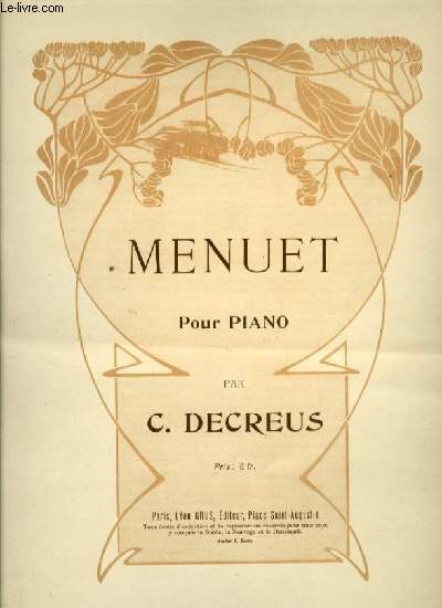 MENUET pour piano